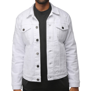 Vente en gros Veste en jean pour hommes Veste en jean surdimensionnée à la mode décontractée pour hommes de haute qualité en bas quantité minimale de commande - Product Image 1