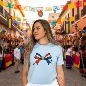 Maglietta con Bandiera Dominicana, T-Shirt Promozionale per il Mese della Memoria dell'Erbezza Ispanica, Regalo per la Repubblica Dominicana - Product Image 3