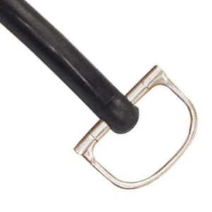 Broca de boca Mullen de goma suave de alta calidad, equipo de equitación de acero inoxidable, brocas de entrenamiento de tachuelas ecuestres - Product Image 2