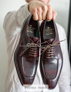 Best Selling Comfortable Premium Leather <b>Shoes</b> Upper Blucher Style with <b>Split</b> <b>Toe</b> Casual and Formal Functions Soft for Autumn - Product Image 3