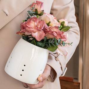 Pot à ustensiles en céramique sur mesure |   Support pour cuillère et spatule de cuisine OEM |   Organisateur d'outils de comptoir - Product Image 3