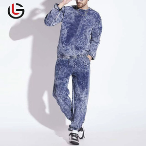Ensemble de survêtements lavés à l'acide de qualité supérieure Meilleur matériau Nouveau design Combinaisons de jogging lavées à l'acide - Product Image 4