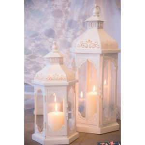 Lanterne marocaine décorative Lot de 2 lampes de décoration d'intérieur Lanterne suspendue design à découpe unique par les fournisseurs indiens - Product Image 6