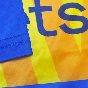 เสื้อฟุตบอลคอกลมแบบสั่งทำพิเศษ ยูนิเซ็กซ์ ระบายอากาศได้ดี ยืดได้สี่ทิศทาง แห้งเร็ว ผลิตจากโพลีเอสเตอร์ แบบซับลิเมชั่น สำหรับทีม - Product Image 5