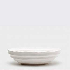 Cuenco plano de resina blanca Wanda, cuenco de resina en línea al mejor precio, tamaño de producto personalizado hecho en India - Product Image 1