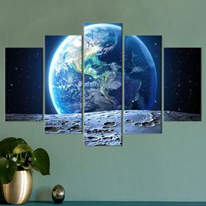 ผ้าใบพิมพ์ลายท้องฟ้าเต็มไปด้วยดวงดาว - งานศิลปะติดผนังสุดหรูสำหรับตกแต่งบ้าน,5P Mix:Gallery Wrap - Product Image 1