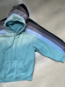 Sweat à capuche pour homme en coton épais de haute qualité, style français, à épaules tombantes, surdimensionné, personnalisé - Product Image 4