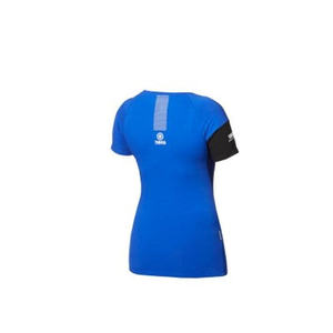 BARI PADDOCK T-shirt imprimé décontracté pour femme, en jersey de coton et soie de haute qualité, bleu Yamaha, tailles XS à XL - Product Image 2