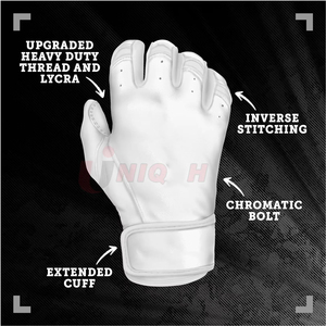 Guantes de Bateo de Cuero Personalizados de Alta Calidad, Duraderos y Cómodos, Diseño de Puño Corto, para Jugadores de Sóftbol y Béisbol, Venta al Por Mayor UNIQAH - Product Image 4
