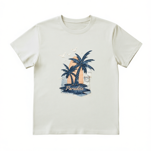 T-Shirt Unisex 210GSM 100% Cotone Modello Rose Taglia 2XL Abbigliamento Casual Aderente Oversize con Stampa Termica DTG - Product Image 2