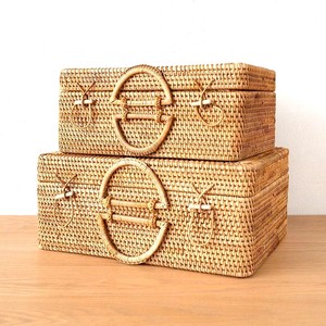 Maletas de Bambú, Nuevo Diseño, Maleta de Ratán Hecha a Mano, Maletín Económico, Bolsa de Viaje de Vietnam - Product Image 1