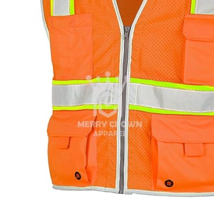 2025 vente chaude gilet de sécurité grande taille/journal personnalisé gilet de sécurité de vêtements de travail de haute qualité pour la Construction - Product Image 6