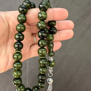 MINDFULNESS <b>Turquoise</b> Rosary Designed Tasbih Prayer Accessories Wholesale Tasbih with Natural Resin <b>Bead</b> Shapes Prayer <b>Beads</b> - Product Image 1