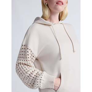 Sudadera Casual de Invierno de Forro Polar, Sudadera con Capucha Holgada y Elegante para Mujer, Logotipo Personalizado, Precio de Fábrica, Atuendo de Moda - Product Image 5