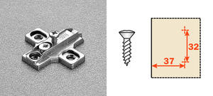 บานพับห้องครัวประสิทธิภาพสูงแบบอิตาเลียนดีไซน์ทันสมัยแผ่นยึดไม้กางเขนแบบตรงความสูง6ฟุต B2R3E ใช้ในบ้าน - Product Image 2