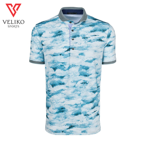 Personalizable de los hombres de manga corta de Golf para Polos Transpirable Poliéster Spandex Jersey Plus Size Own Brand Design - Product Image 1