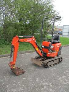 High Performance Mini Excavator with Koop Engine High Load Moment Ruby Color 0.02m Bucket Capacity Free Shipping - Product Image 3