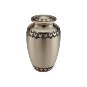 Antique Style Metal Cremation Urn Best Wholesale Price Home Decorative Funeral <b>Ashes</b> Storage Urn for Adults - Product Image 6