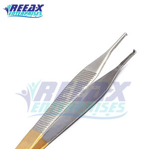 Fórceps de tejido Adson Kocher, el mejor proveedor de alta calidad, fórceps de vendaje de tejido de medio oro de REEAX ENTERPRISES - Product Image 5