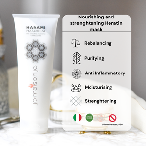 Mascarilla de queratina para el cabello dañada de alta calidad hecha en Italia, fortalecimiento nutritivo, 250ml, 1 Uds. - Product Image 2