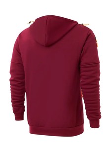 Nouveau sweat à capuche pour homme, élégant, confortable et chaud pour l'hiver, tendance, couleur unie, avec fermeture éclair, en mélange de polyester épaissi, teint uni - Product Image 2