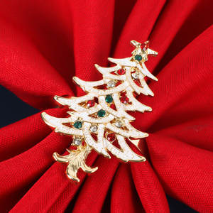 Anneaux de serviette en métal décoratifs pour la décoration de table de mariage - Style luxueux, respectueux de l'environnement - Product Image 2