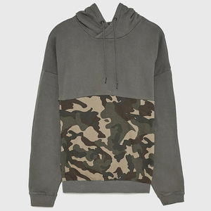 Nueva última moda 2025, precio barato al por mayor, sudaderas con capucha de algodón, sudaderas con capucha personalizadas para hombres, Sudadera con capucha de gimnasio en blanco, Material polar estampado - Product Image 3