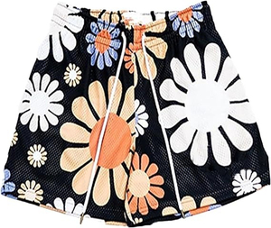 2025 nuevo diseño pantalones cortos de baloncesto para hombres verano Streetwear malla OEM ODM logotipo personalizado disponible - Product Image 4