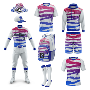 Nuevo diseño 2024, hechos a medida de béisbol y pantalón Jersey, ropa deportiva de tela de alta calidad, paquete de uniforme de béisbol - Product Image 3