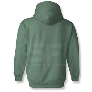 เสื้อฮู้ดลำลองแบบสวมหัวสำหรับผู้ชายเสื้อมีฮู้ดผ้าฟลีซแขนยาวสีทึบเสื้อแบบลำลอง - Product Image 2