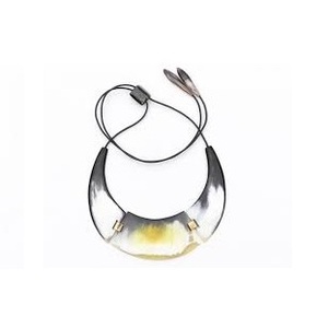 Collar de Cuerno de Búfalo Hecho a Mano, Impermeable, Diseño Redondo Antiguo de Imitación con Aspecto Natural, Cadena de Cuerda Elegante, Artículo Coleccionable - Product Image 3