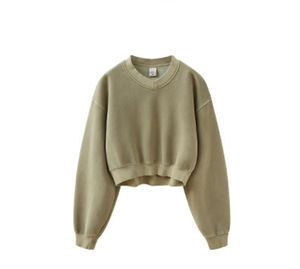 Sudadera con Capucha de Forro Polar para Mujer 2025, Personalizada, Oversize, Estilo Hip Hop, Lavado Ácido, de Alta Calidad, para Fitness y Streetwear de Invierno - Product Image 5