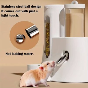 <span class=keywords><strong>Bebedero</strong></span> y Comedero Automático 2 en 1 Antiderrames para Mascotas Pequeñas, Diseño de Lujo - Product Image 3