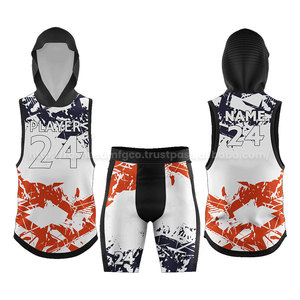 Camisetas con capucha de compresión 7v7 personalizadas para jóvenes y adultos, Bandera de poliéster, uniformes de fútbol 7 en 7, características de talla grande para hombres - Product Image 4