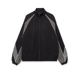 2024 nouveau hiver usine imperméable Nylon coupe-vent survêtement ensemble personnalisé couleur bloc sport survêtement pour hommes - Product Image 2