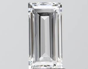Diamante Cultivado en Laboratorio Baguette de 2.00ct D VVS2 para Joyería, Diamante CVD - Product Image 1