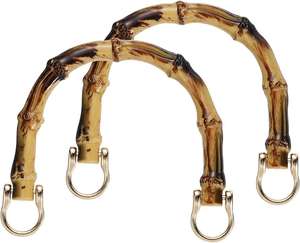 Factory High Quality Bamboo Bag <b>Handles</b> Semicircle Wooden <b>Handle</b> for <b>Handbags</b> Accessories - Product Image 5