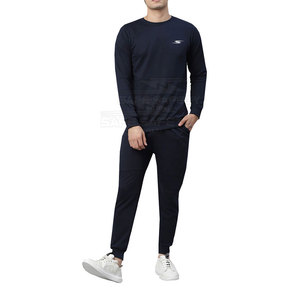 High Quality 100% Cotton Men's Sweat Suits Plus Size Solid Pattern Eco-Friendly Factory Direct <b>Sale</b> Lightweight Sets for <b>Spring</b> - Product Image 1