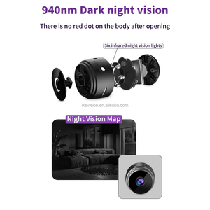 Caméra intelligente WiFi 1080p HD 2MP avec vision nocturne, grand angle et alarme de mouvement pour la surveillance des bébés et des animaux domestiques - Product Image 4