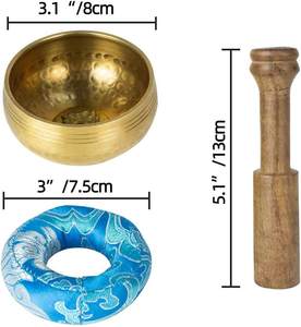 Cuenco de Meditación Náutico de Latón, Cuenco de Sanación con Sonido y Música de Yoga Hecho a Mano Personalizado - Product Image 3