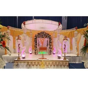 Dernier Paon Cristal Mariage Mandap Paris Attrayant Mariage Paon Mandap Suisse Proéminent Mariage Métal Cristal Mandap - Product Image 1
