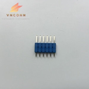 Việt Nam Nhà cung cấp của nhựa màu xanh 2.54 Pitch hàng duy nhất Pin tiêu đề nữ nối cho ffc & FPC Flat Flex kết nối - Product Image 1