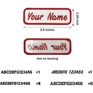 Nouveauté Été Patchs brodés personnalisés multiformes en gros, patchs brodés personnalisés, patchs thermocollants pour vêtements, chapeaux - Product Image 5