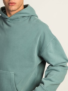 Vente en gros Sweat à capuche grande taille 500gsm surdimensionné 100% coton Pull à capuche lourd Logo personnalisé vierge - Product Image 3