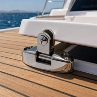 Charnière de pont antidérapante pivotante, rotation rapide de 60 à 120 degrés, quincaillerie marine en acier inoxydable 316 pour bateau et yacht