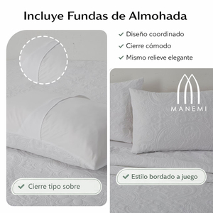 Cubrecama de Algodón con Diseño Floral Vintage de Verano, 1 o 2 Fundas de Almohada, Varios Tamaños, Lavable, para Uso Doméstico, Restaurantes y Hoteles - Product Image 5