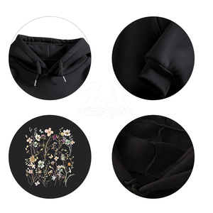 เสื้อฮู้ดสวมหัวสวมใส่สบายมีรูปร่างที่ผ่อนคลายและสวมใส่สบายๆเสื้อฮู้ดแบบสวมหัวพร้อมเส้นสะอาด - Product Image 6