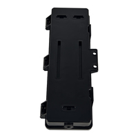Kit de Conexión para Cable de Fibra Óptica FTTH, Caja Protectora ABS de 1 Entrada y 2 Salidas, Caja de Fusión de Ramificación, Impermeable, para Conexiones de LAN Inalámbricas