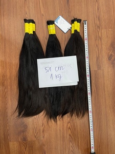 Cabello crudo camboyano a granel con fuerza natural y brillo - Product Image 3