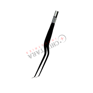Fórceps de cirugía cerebral ortopédica europea, bayoneta bipolar eléctrica, revestimiento antiadherente en ángulo hacia abajo para operaciones otorrinolaringológicas - Product Image 1
